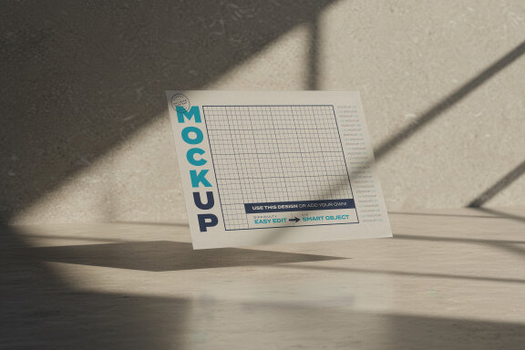 Paper Floating Mockups