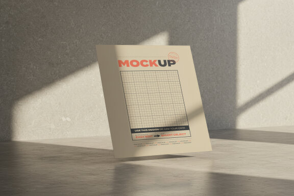 Paper Floating Mockups