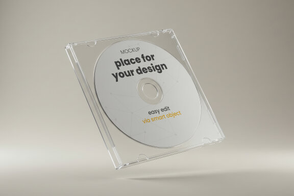 Compact Disc or Dvd Mockups
