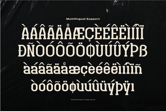 Original Regional | Display Font