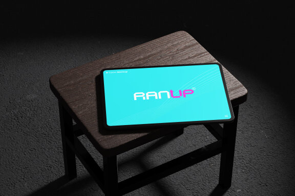 Tablet Mockup with Cinematic Concept