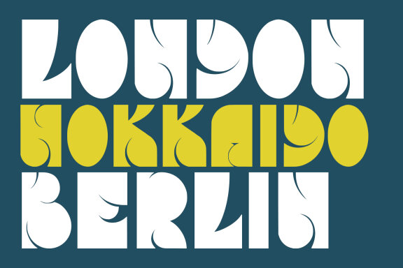 Apocent Experimental Display Font