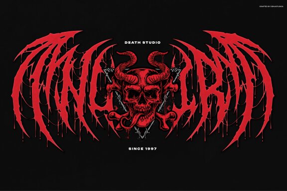 The Suicide | Death Metal Font
