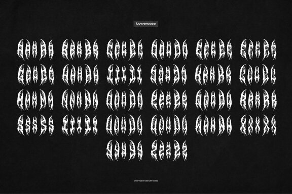 The Suicide | Death Metal Font