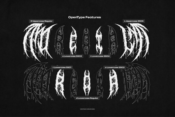 The Suicide | Death Metal Font