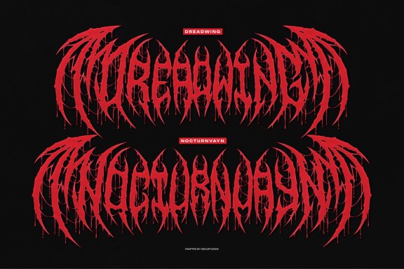 The Suicide | Death Metal Font