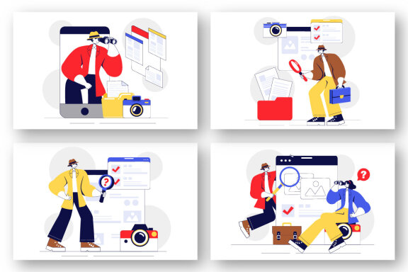 9 Private Investigator Services Illustration