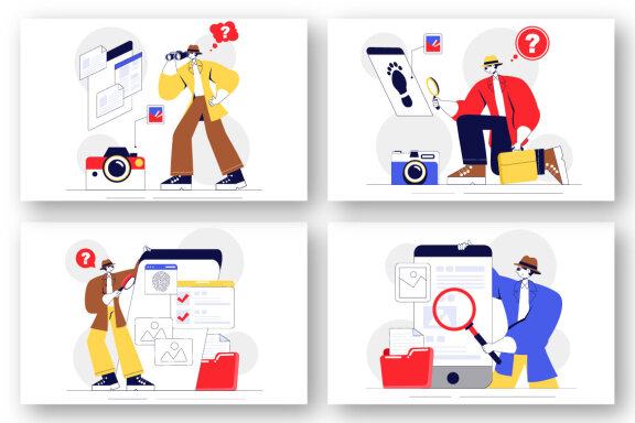 9 Private Investigator Services Illustration