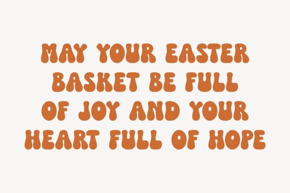 Cute Easter - Cute Groovy Font