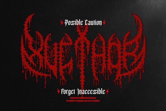 Mortvex | Death Metal Font