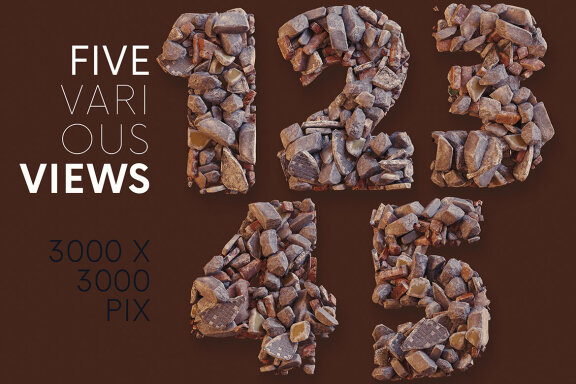 Broken Bricks - PNG Alphabet