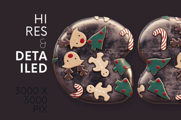 Christmas Deco - PNG Alphabet