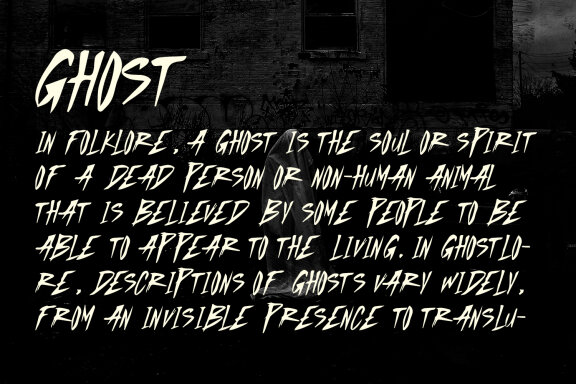 Horeg Ejava Brush Horror Typeface