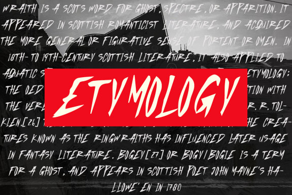 Horeg Ejava Brush Horror Typeface