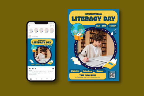 World Literacy Day Flyer