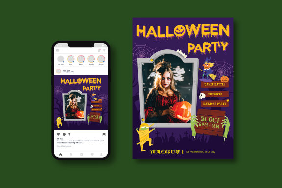 Halloween Party Flyer