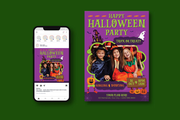 Halloween Party Flyer