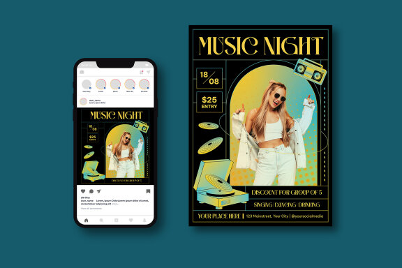 Music Night Flyer