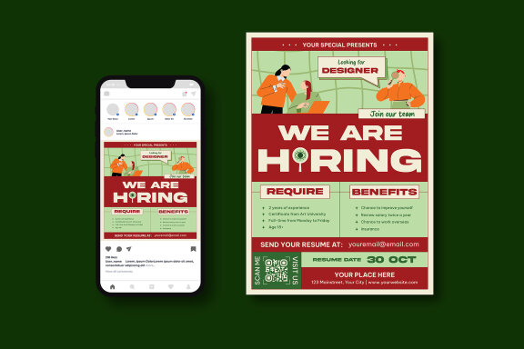 We Are Hiring Flyer