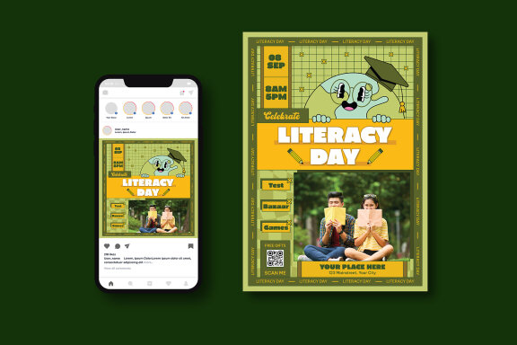 World Literacy Day Flyer