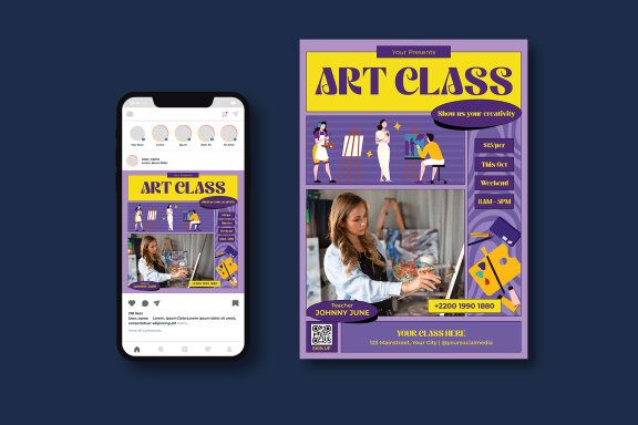 Art Class Flyer