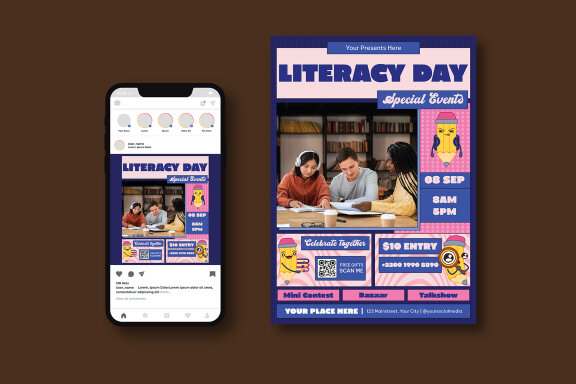 World Literacy Day Flyer