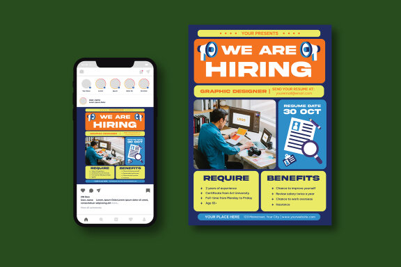 We Are Hiring Flyer