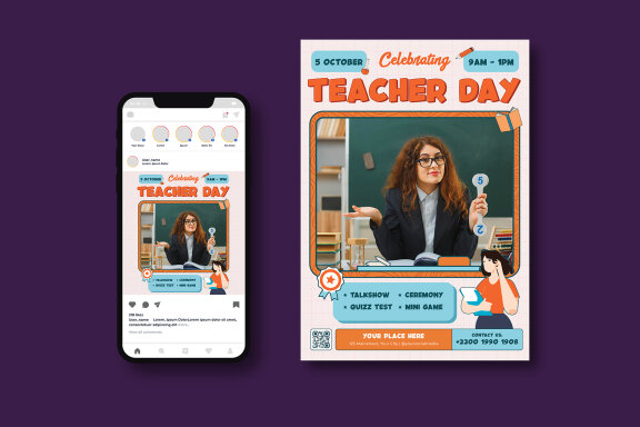 World Teacher Day Flyer