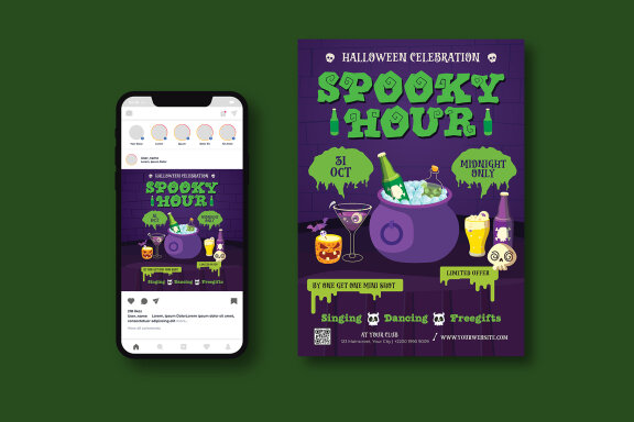 Spooky Hour Flyer