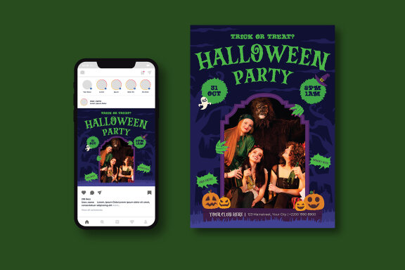 Halloween Party Flyer