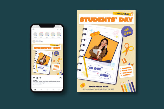 World Students Day Flyer