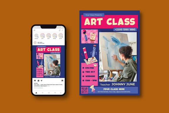 Art Class Flyer
