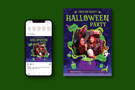 Halloween Party Flyer