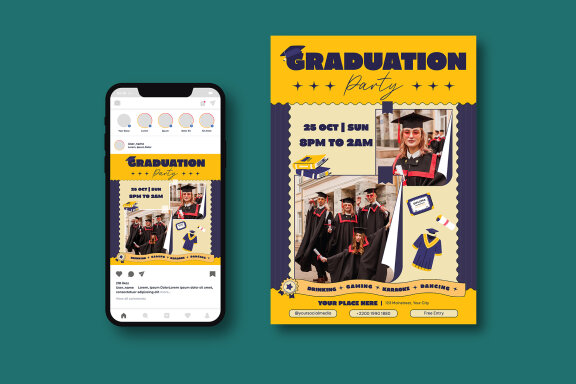 Graduation Party Flyer