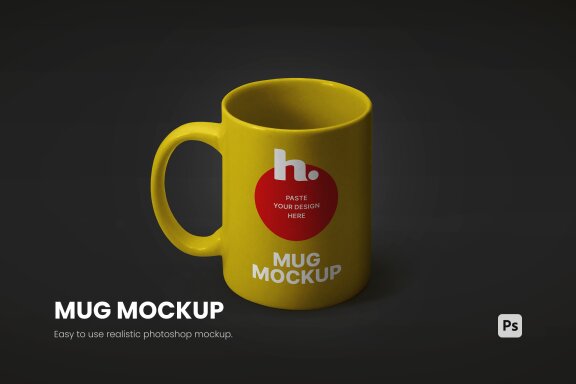Ceramic Mug Mockup vol003