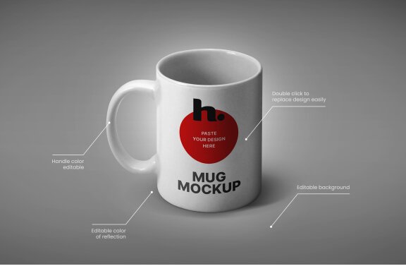 Ceramic Mug Mockup vol003