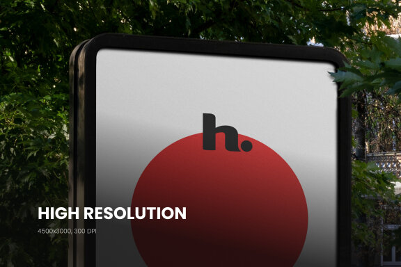 Citylight Board Mockup vol002