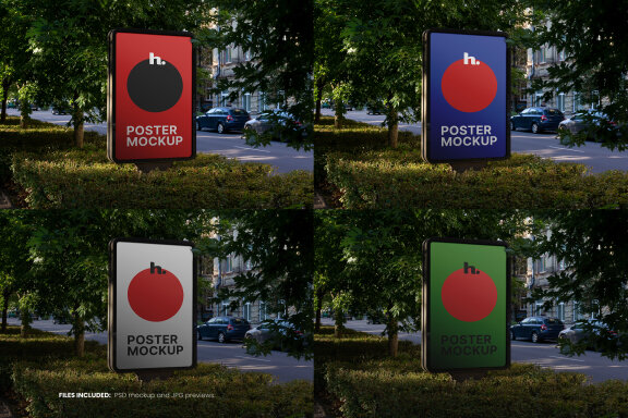 Citylight Board Mockup vol002