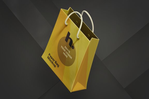 Paper Bag Mockup vol004