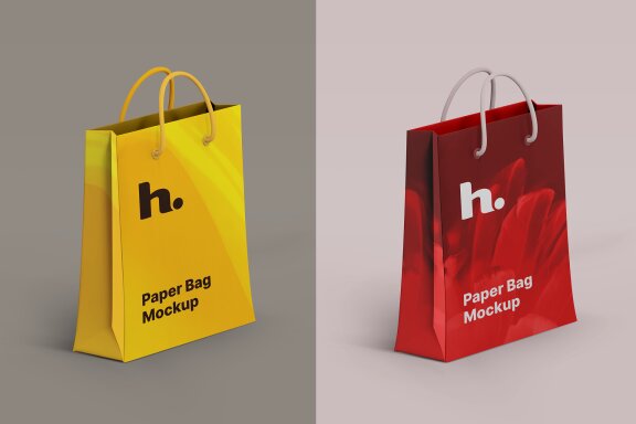 Paper Bag Mockup vol005