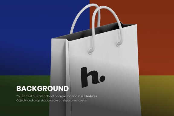 Paper Bag Mockup vol005