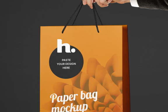 Paper Bag Mockup vol006