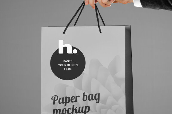 Paper Bag Mockup vol006