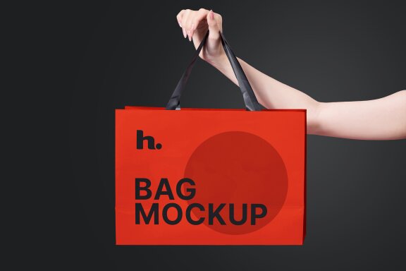 Paper Bag Mockup vol007