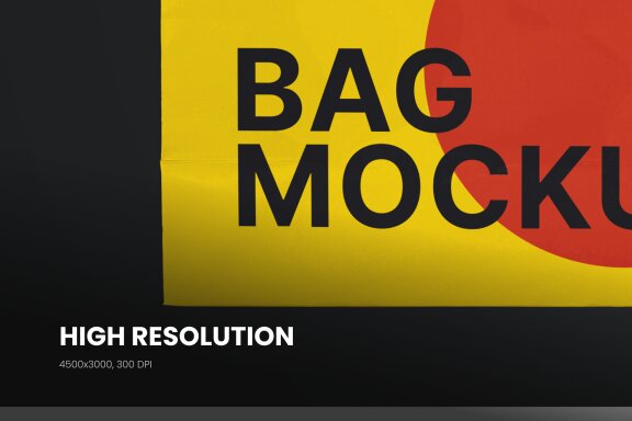 Paper Bag Mockup vol007