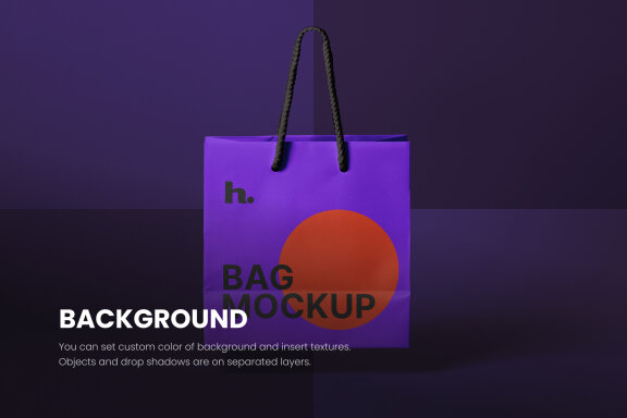 Paper Bag FREE Mockup vol009