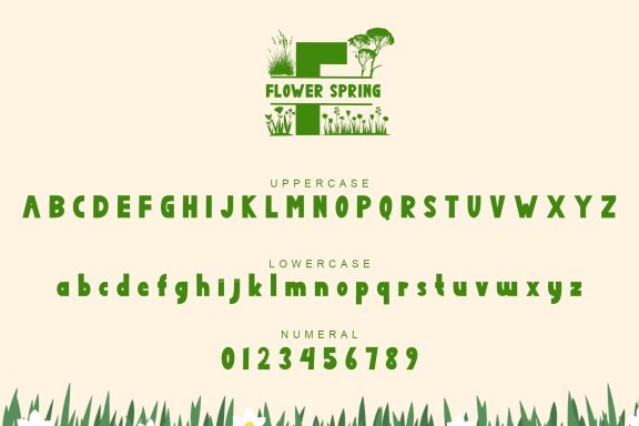 Flower Spring Monogram