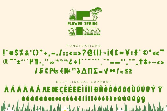 Flower Spring Monogram