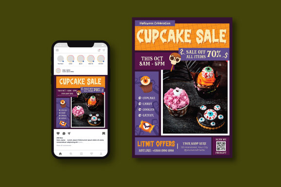 Cupcake Sale Flyer