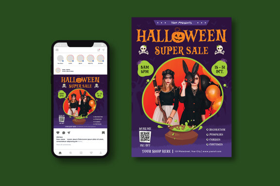 Halloween Sales Flyer